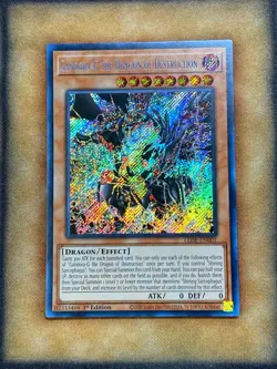 Yugioh Gandora-G the Dragon of Destruction LEDE-EN001 Secret Rare 1st Ed NM - Image 1