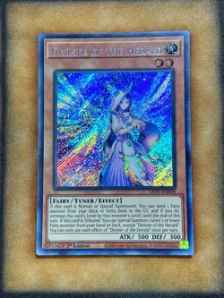 Yugioh Diviner of the Herald LIOV-EN000 Secret Rare 1st Ed NM - Image 1