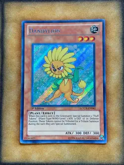Yugioh Dandylion LCGX-EN042 Secret Rare 1st Ed NM - Image 1