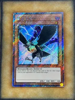 Yugioh D.D. Crow RA02-EN002 Platinum Secret Rare 1st Ed NM - Image 1