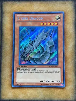 Yugioh Cyber Dragon RYMP-EN059 Secret Rare 1st Ed NM - Image 1