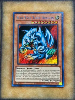 Yugioh Blue-Eyes Toon Dragon SRL-EN000 Secret Rare 25th Anniversary NM - Image 1