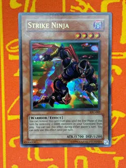 YUGIOH STRIKE NINJA ULTRA RARE LIGHT PLAY IOC-007 - Image 1