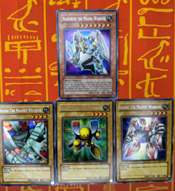 YUGIOH VALKYRION MAGNET WARRIOR SET SECRET RARE EXC SDD-001/DOR-E001 - Image 1