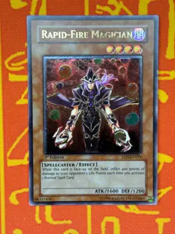 YUGIOH RAPID-FIRE MAGICIAN ULTIMATE RARE 1ST EDITION EXCELLENT EEN-EN019 - Image 1