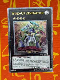 YUGIOH WIND-UP ZENMAISTER ULTIMATE RARE LIGHT PLAY GENF-EN042 - Image 1