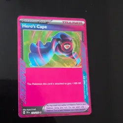 Hero's Cape 152/162 S&V Temporal Forces TEF Holo Ace Spec Pokemon Card - Image 1