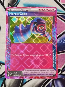 Hero's Cape 152/162 S&V Temporal Forces TEF Holo Ace Spec Pokemon Card - Image 1