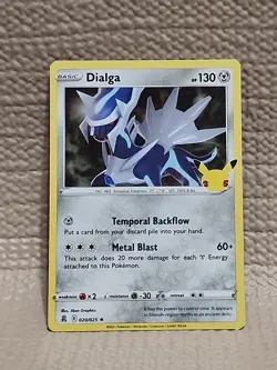 Pokemon TCG Dialga Holo Rare Card Celebrations 020/025 - Image 1