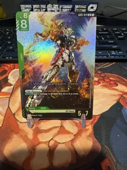 Gundam Card Game GD01 Newtype Rising GD01-024 LR Wing Gundam Zero TCG - Image 1