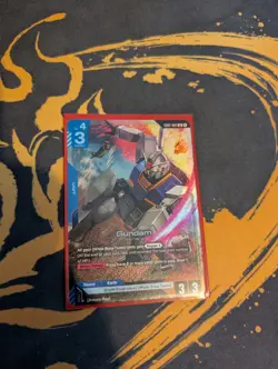 Gundam Card Game GD01-001 LR Gundam RX-78-2 English TCG - Image 1