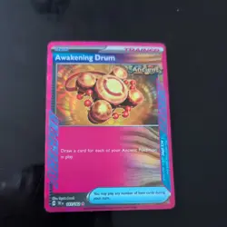 Awakening Drum 141/162 Ace Spec Holo Rare S & V Temporal Forces Pokemon Card - Image 1