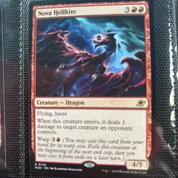 Mtg Edge of eternities nova hellkite - Image 1