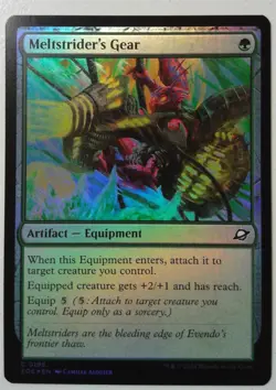 Meltstrider's Gear *FOIL Common* Magic MtG x1 Edge of Eternities SEE DESCRIPTION - Image 1