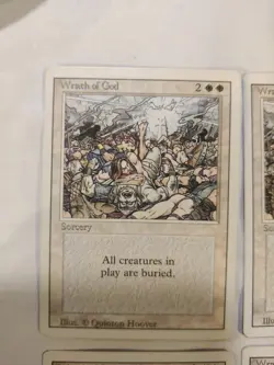 Wrath Of God Mtg Revised LP/NM X4 - Image 1