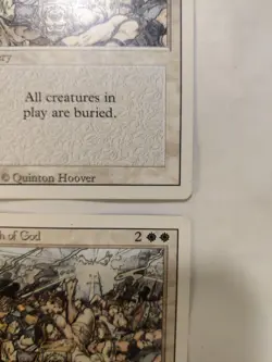 Wrath Of God Mtg Revised LP/NM X4 - Image 3