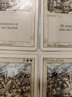 Wrath Of God Mtg Revised LP/NM X4 - Image 4