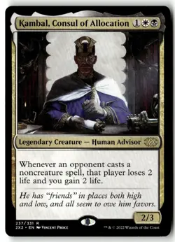 MTG Kambal, Consul of Allocation - 2X2 Heavily Played English - Image 1