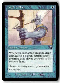 MTG Sigil of Sleep - Urza's Legacy Heavily Played English - Image 1