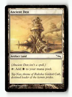 MTG Ancient Den - Mirrodin Heavily Played English - Image 1