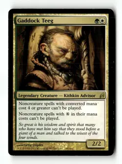 MTG Gaddock Teeg - Lorwyn Heavily Played English - Image 1