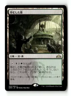 MTG Overgrown Tomb - Guilds of Ravnica Moderately Played Japanese - Image 1