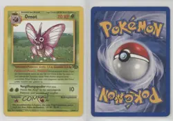 Venomoth German Pokemon Jungle #29 1999 15fy - Image 3