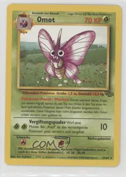 Venomoth German Pokemon Jungle #29 1999 15fy - Image 1
