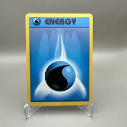 Water Energy #102/102 - 1999 Pokemon TCG WOTC Base Set Unlimited - LP - Image 1
