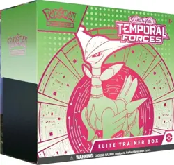 Pokemon TCG Scarlet & Violet Temporal Forces Elite Trainer Box ETB Iron Leaves 820650856570 - Image 1
