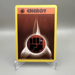 Fighting Energy #97/102 - 1999 Pokemon TCG WOTC Base Set Unlimited - LP - Image 1