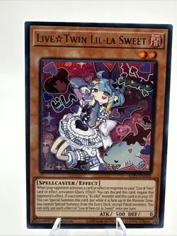 Yugioh Live Twin Lil-la Sweet - ALIN-EN028 - Ultra Rare 1st Edition NM - Image 1