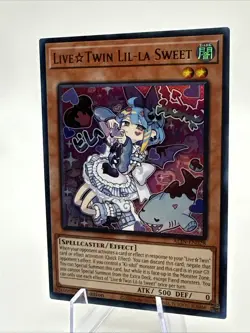 Yugioh Live Twin Lil-la Sweet - ALIN-EN028 - Ultra Rare 1st Edition NM - Image 2
