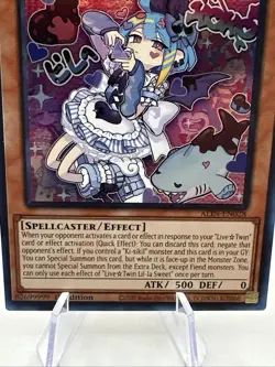 Yugioh Live Twin Lil-la Sweet - ALIN-EN028 - Ultra Rare 1st Edition NM - Image 5