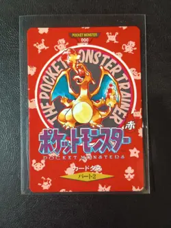 Charizard #000 Pokemon Meiji Get Card Town Map Vintage Nintendo Bandai Japanese - Image 2