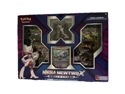Pokemon Mega Mewtwo X Collection Box-figure, foil card 4 booster packs TCG 2015 - Image 1