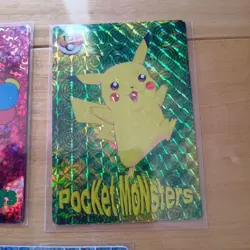Set 10 Pikachu Eevee Sandshrew Pokemon Card Vintage Nintendo Bandai Japanese - Image 5