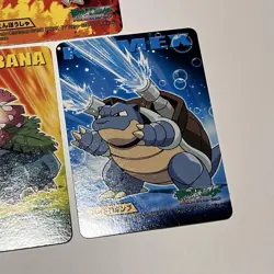 Set 3 Charizard Venusaur Blastoise Pokemon Kids Kimewaza Card Nintendo Japanese - Image 5