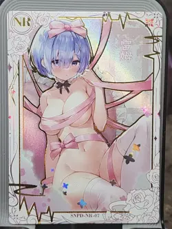 Rem Girl Party The Charm Goddess Story Card Anime Waifu NR NR-07 - Image 1