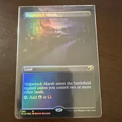 MTG Magic the Gathering Card LP - Shipwreck Marsh Borderless Foil Innistrad - Image 1