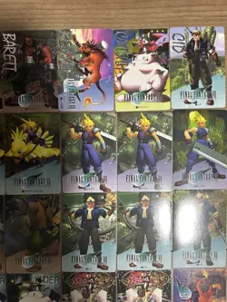 Set 100 Cloud Aerith Tifa Final Fantasy VII Trading Card Game Square Enix Japan - Image 5