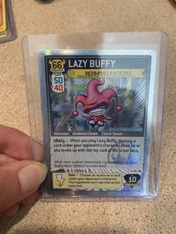 Rare Maplestory iTCG Code Card Lazy Buffy 33/60 Foil Holo 2008 WOTC Trading - Image 1