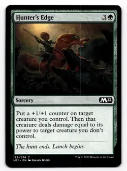 Magic the Gathering MTG Hunter's Edge 189/274 M21 2021 Core Set Common - Image 1