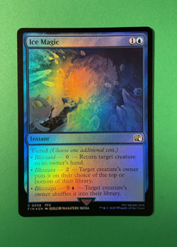 Ice Magic FOIL - 0056 - Final Fantasy - MTG - Magic the Gathering - Image 1