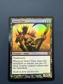 MTG Grave Titan - Media Promos (MEDIA) NM Foil - Image 1