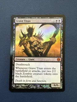 MTG Grave Titan - Media Promos (MEDIA) NM Foil - Image 1
