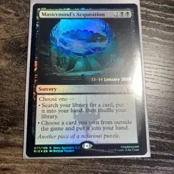 MTG / Mastermind's Acquisition / PRE / #77 / FOIL / Rare / NM - Image 1