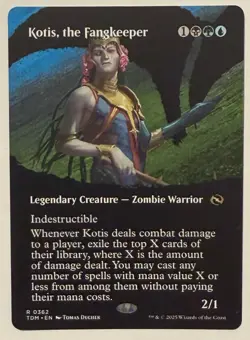 Kotis, the Fangkeeper Borderless - Tarkir: Dragonstorm: MTG - Image 1
