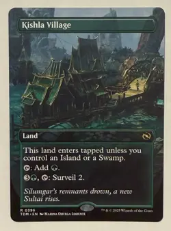 Kishla Village Borderless - Tarkir: Dragonstorm: MTG - Image 1