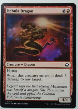 Nebula Dragon *Common* Magic MtG x1 Edge of Eternities - Image 1